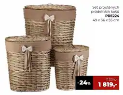 Jamall Set proutěných prádelních košů PRE224 nabídka