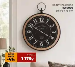 Jamall Hodiny nástěnné HW4009 nabídka