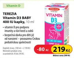 Dr. Max Terezia vitamin D3 baby nabídka