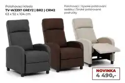 Jamall Polohovací křeslo TV-W3397 GREY2 | BR2 | CRM2 nabídka