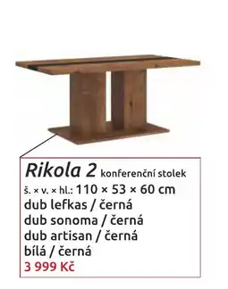 Nábytkáři Čech a Moravy Rikola 2 konferenční stolek nabídka
