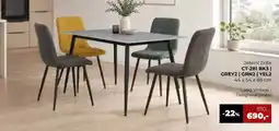 Jamall Jídelní židle ct-281 bk3 | grey2 | grn2 | yel2 nabídka