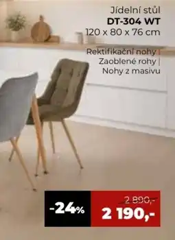Jamall Jídelní stůl DT-304 WT nabídka
