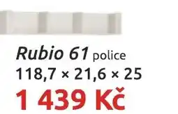 Nábytkáři Čech a Moravy Rubio 61 police nabídka