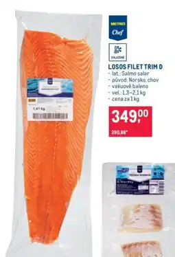 Makro Metro Chef losos filet trim d nabídka