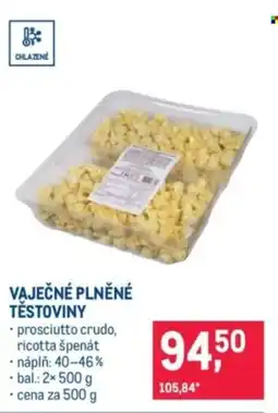 Makro Vaječné plněné těstoviny nabídka
