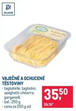 Makro Vaječné a ochucené těstoviny nabídka