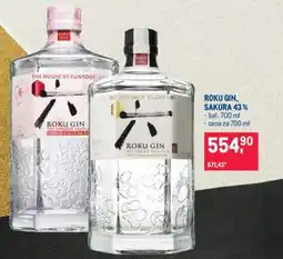 Makro Roku gin sakura nabídka