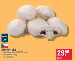 Makro Metro Chef Žampiony Bílé nabídka