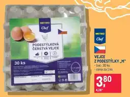 Makro Metro Chef podestýlková čerstvá vejce nabídka