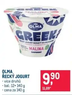 Makro Olma řecký jogurt nabídka