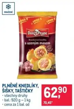 Makro Don Peppe bramborové knedlíky s uzeným masem nabídka