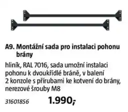 Bauhaus A9. Montážní sada pro instalaci pohonu brány nabídka