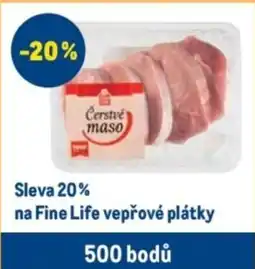 Makro Fine Life vepřové plátky nabídka