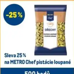 Makro Metro chef pistácie loupané nabídka