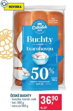 Makro Odkolek české buchty s náplní tvarohovou nabídka
