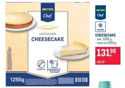 Makro Metro Chef cheesecake nabídka