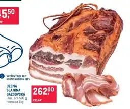 Makro Uzena slanina gazdovska nabídka