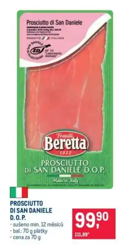 Makro Beretta prosciutto di san daniele d.o.p. nabídka