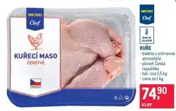 Makro Metro Chef kuřecí maso čerstvé nabídka