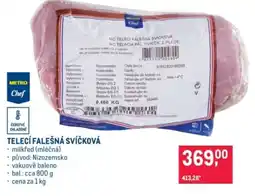 Makro Metro Chef telecí falešná svíčková nabídka