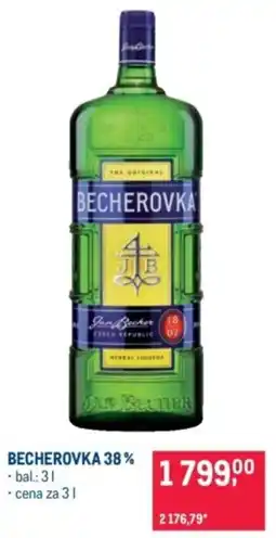 Makro Becherovka nabídka