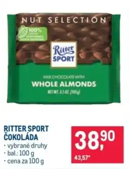 Makro Ritter Sport čokoláda nabídka