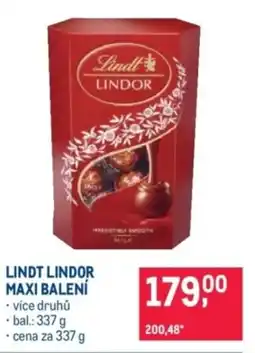 Makro Lindt Lindor Maxi balení nabídka