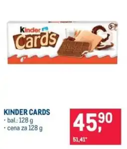 Makro Kinder Cards nabídka