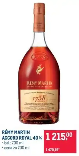 Makro Rémy Martin Accord Royal nabídka