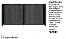 Bauhaus Dvoukřídlá brána nabídka