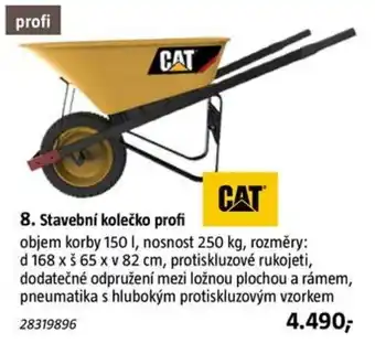 Cat stavební kolečko profi