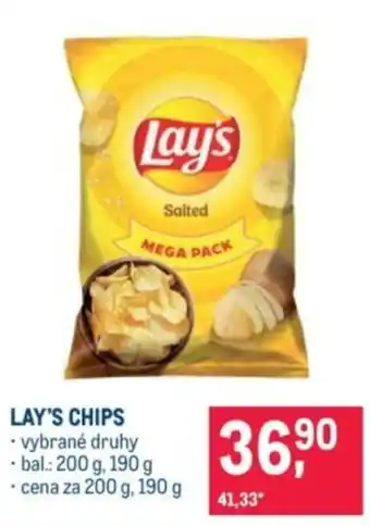 Makro Lay's chips nabídka