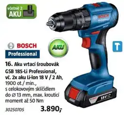 Bauhaus Bosch aku vrtací šroubovák GSB 185-Li Professional nabídka