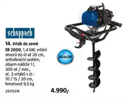 Bauhaus Scheppach Vrták do země EB 2000 nabídka
