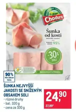 Makro Chodura šunka od kosti nabídka