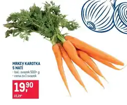 Makro Mrkev karotka s natí nabídka