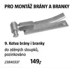 Bauhaus Kotva brány i branky nabídka