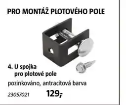 Bauhaus U spojka pro plotové pole nabídka