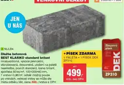 DEK Dlazba betonova Best klasiko standard brilant nabídka