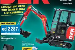 DEK Dek minirypadlo 2 t nabídka