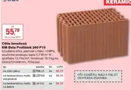 DEK Cihla brousena Km beta profiblok 240 p10 nabídka