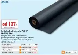 DEK Fólie hydroizolační z pvc-p m-foil pvc nabídka