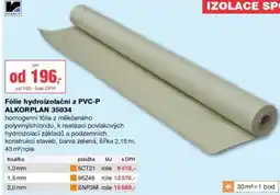 DEK Fólie hydroizolační z pvc-p alkorplan 35034 nabídka