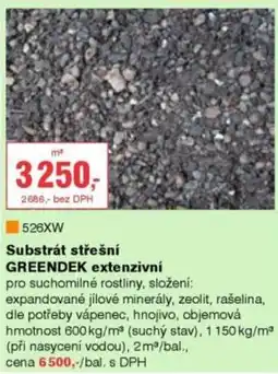 DEK Substrat stresni Greendeck extenzivní nabídka