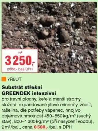 Substrat stresni Greendeck intenzivní