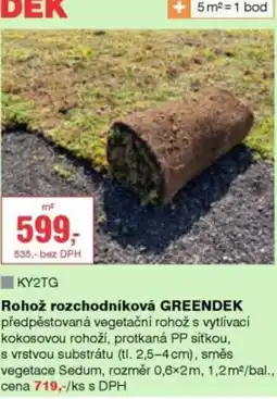 DEK Greendek rohož rozchodníková nabídka