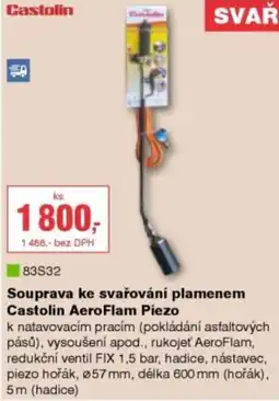 DEK Castolin souprava ke sváření plamenem AeroFlam Piezo nabídka