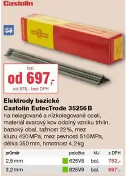 DEK Castolin elektrody bazické EutecTrode 35256 B nabídka