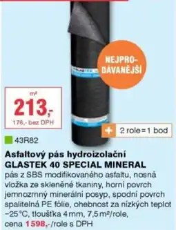 DEK Asfaltový pás hydroizolační 40 special mineral nabídka